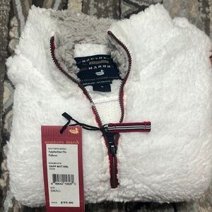 Southern Marsh Appalachian Pile Pullover, White, Small